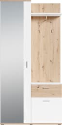 byLIVING Kompaktgarderobe Jakob | Holztöne 2