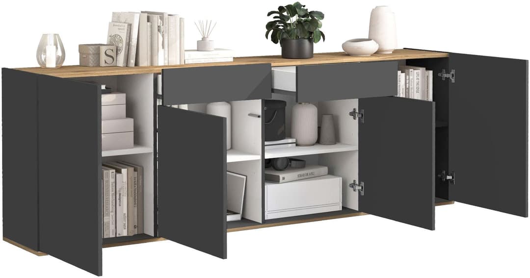 OTTO home Sideboard GARDA | Grau