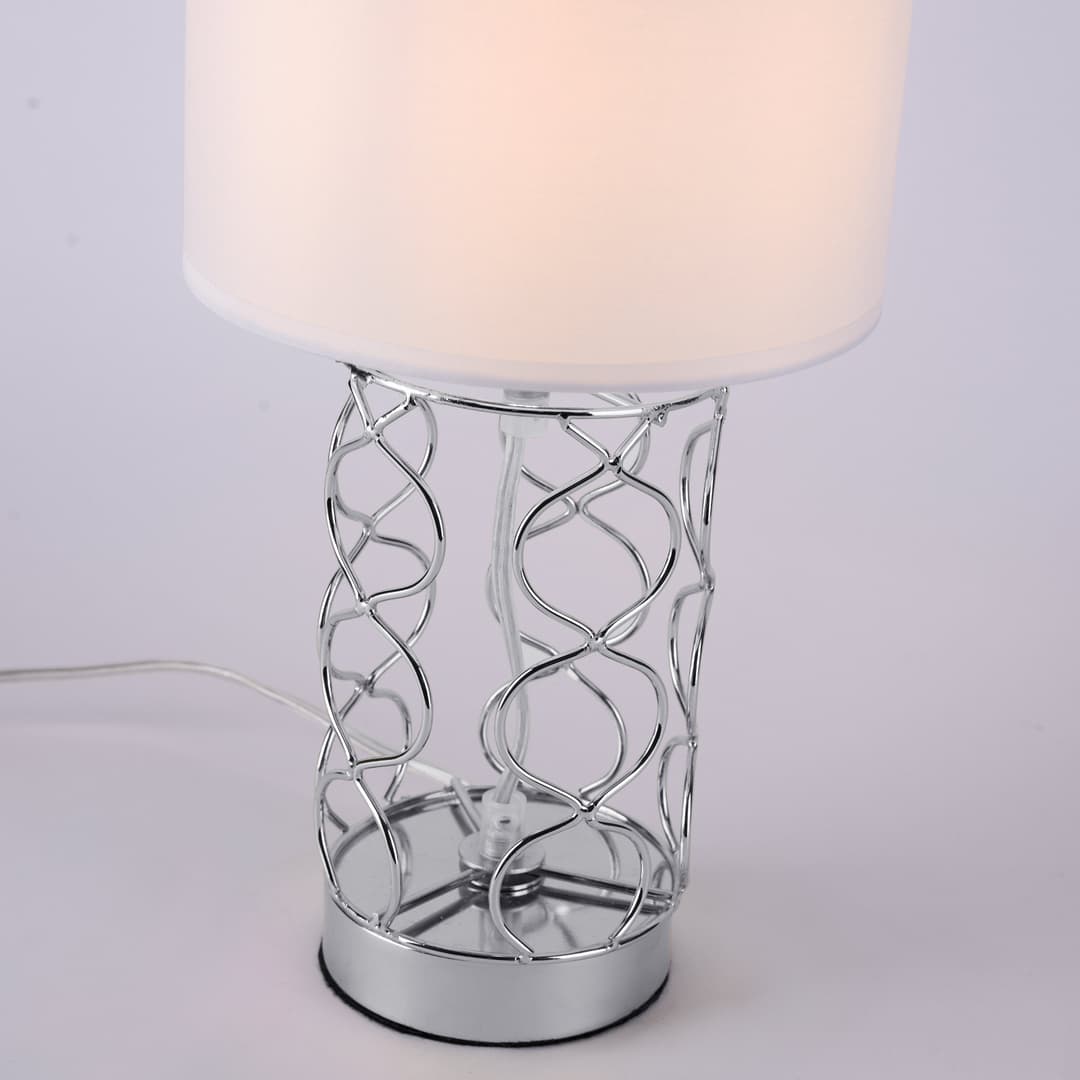 JUST LIGHT Tischleuchte DEVA | Silber