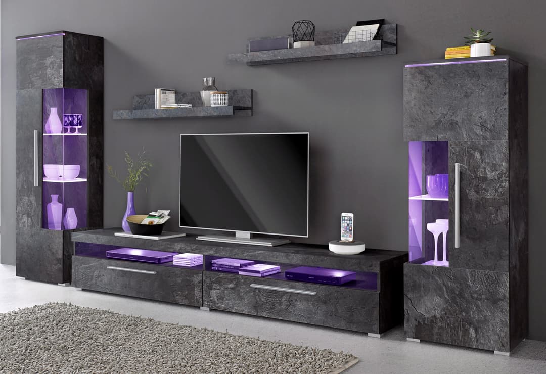 OTTO home Wohnwand India | Grau