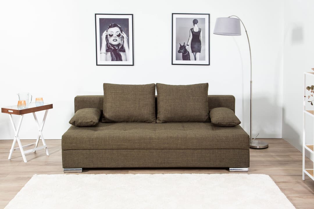 COLLECTION AB Schlafsofa Tania | Braun