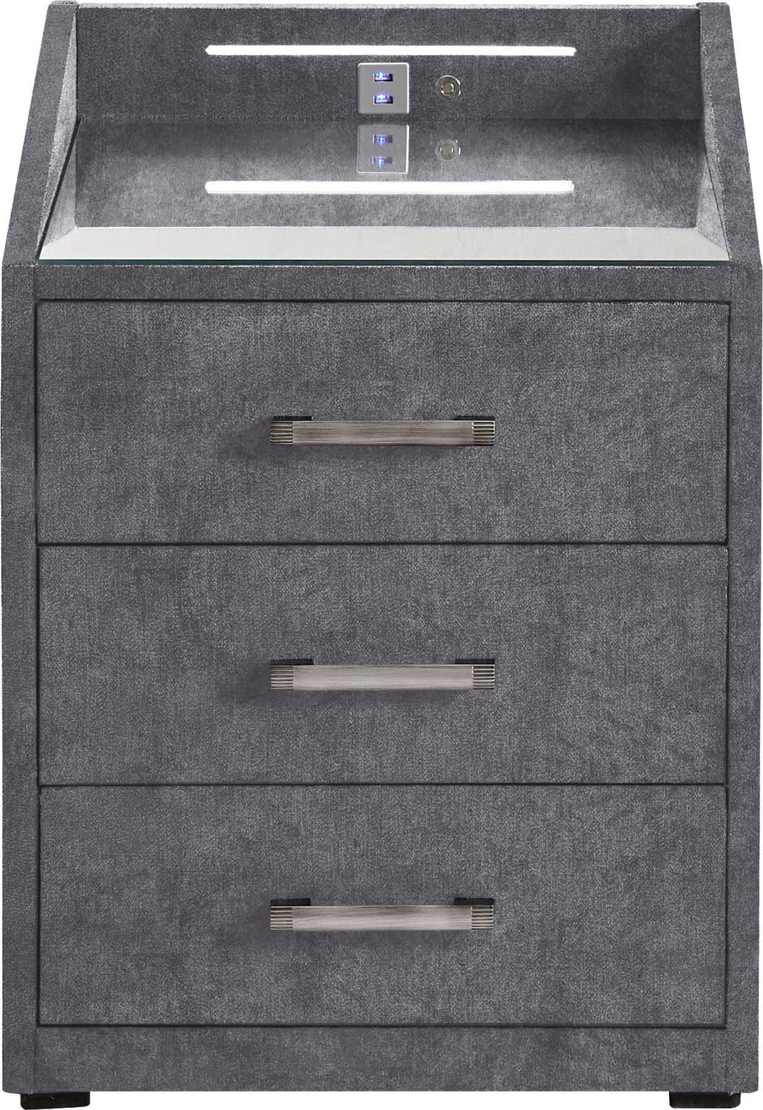 ED EXCITING DESIGN Nachtkonsole Moon | Grau