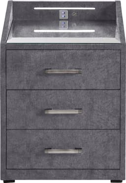 ED EXCITING DESIGN Nachtkonsole Moon | Grau