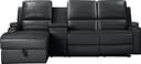 OTTO home Ecksofa NAPORI Multimediasofa | Schwarz