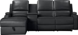OTTO home Ecksofa NAPORI Multimediasofa | Schwarz