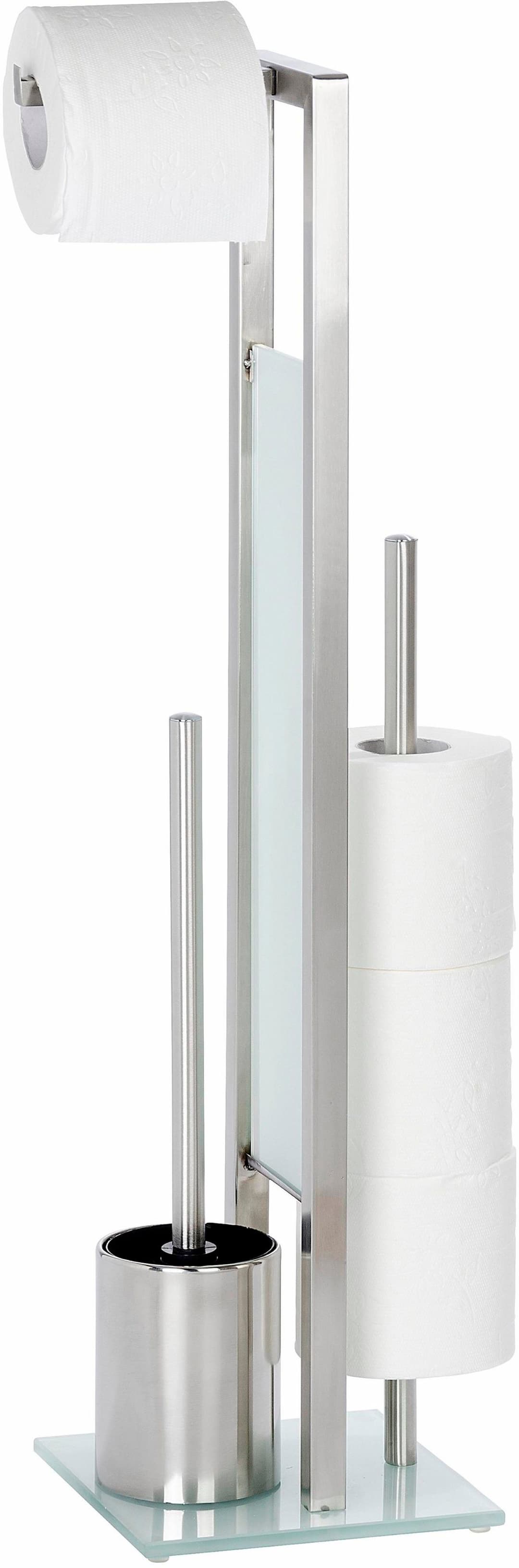 WENKO WC-Garnitur Rivalta | Silber