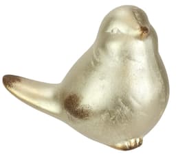 I.GE.A. Dekofigur Vogel aus Keramik | Gold
