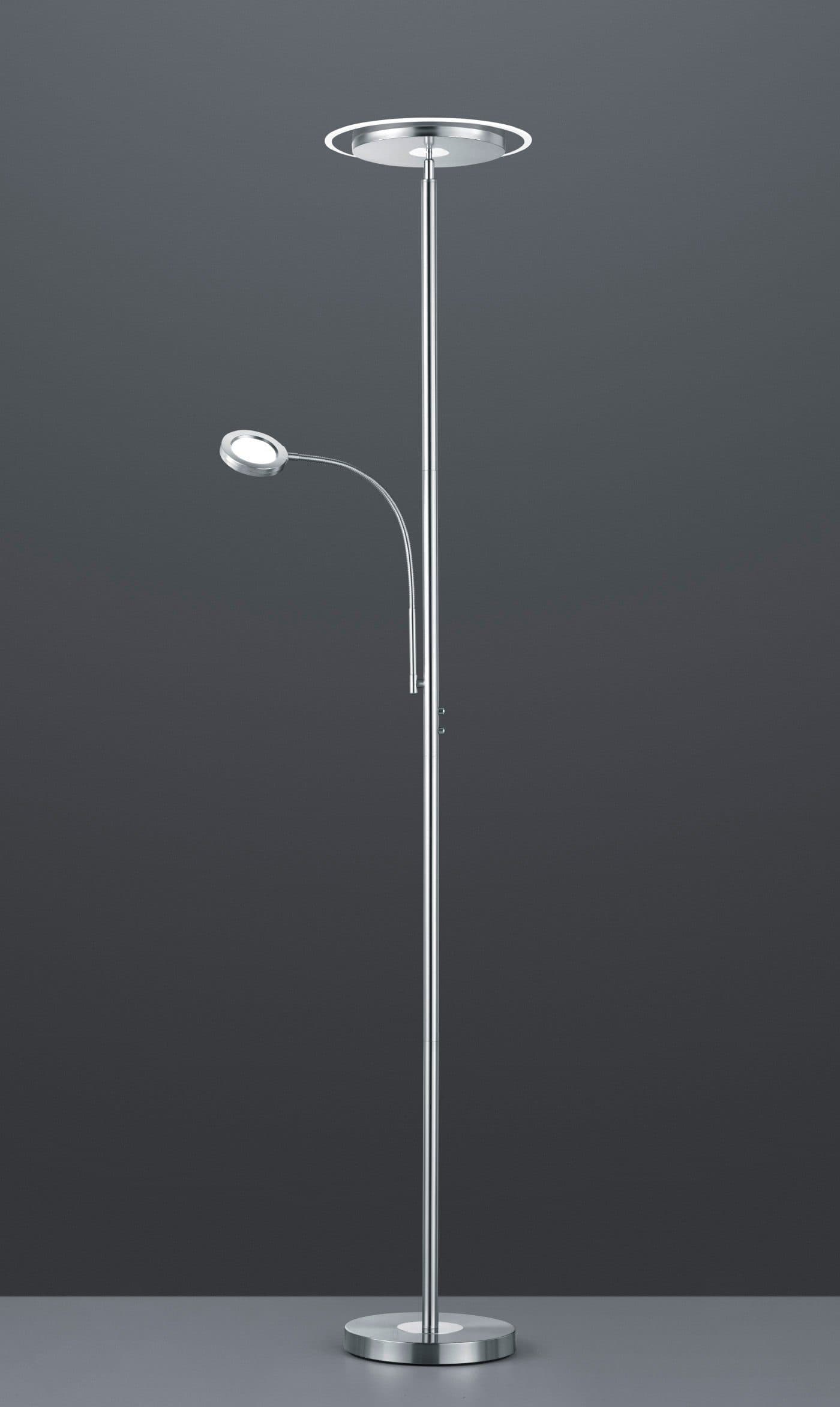 Reality Leuchten LED Stehlampe Ackbar | Silber