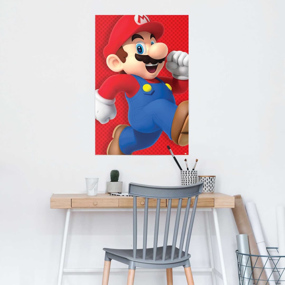 Reinders! Poster Super Mario Nintendo | Mehrfarbig