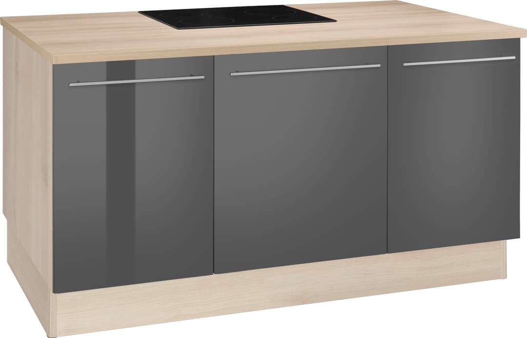 OPTIFIT Kücheninsel Bern | Grau
