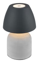 Briloner Leuchten LED Außen-Tischleuchte CERA 7593015 | Grau