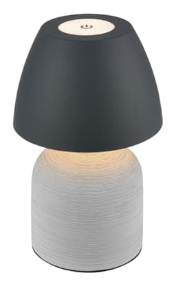 Briloner Leuchten LED Außen-Tischleuchte CERA 7593015 | Grau