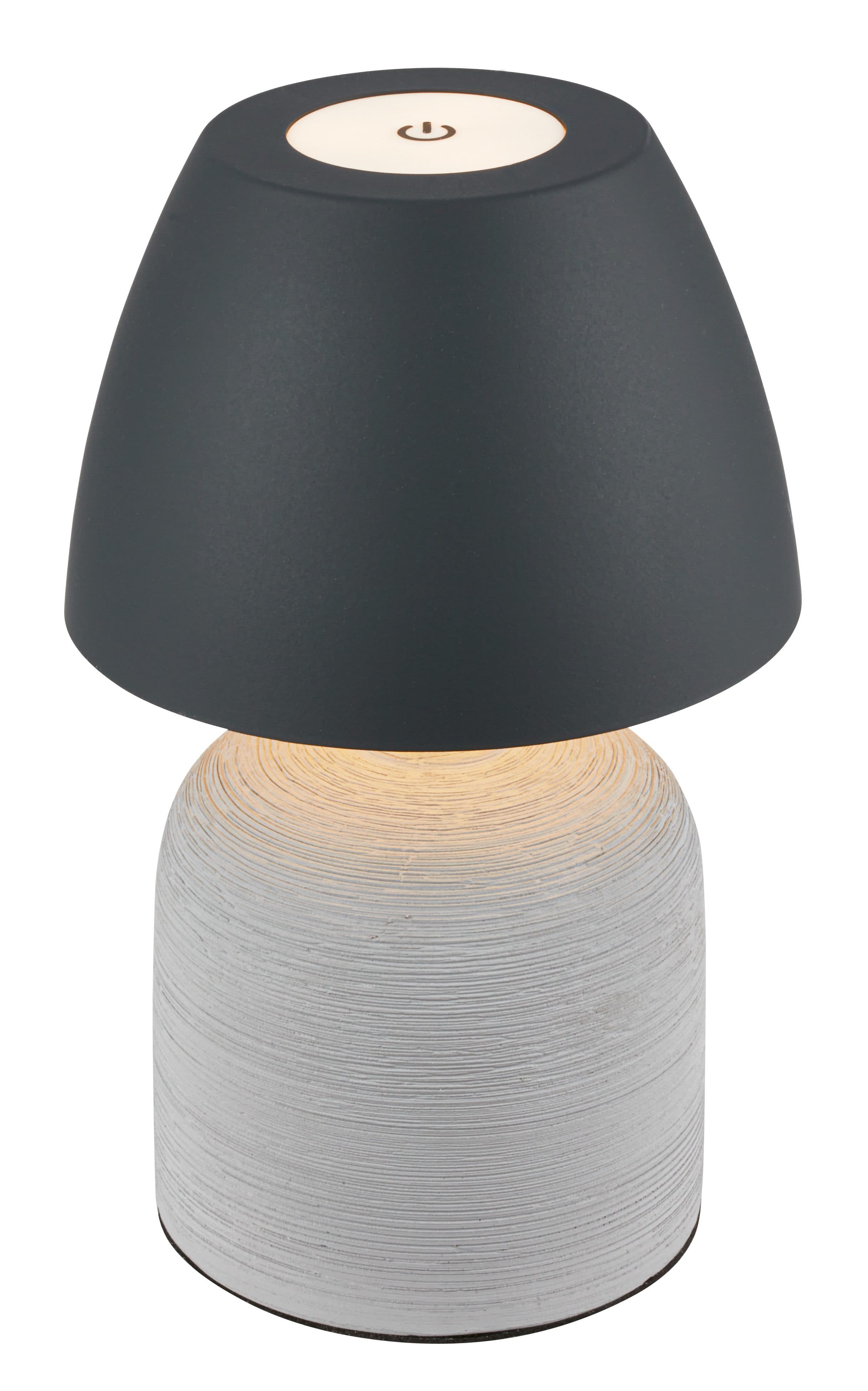Briloner Leuchten LED Außen-Tischleuchte CERA 7593015 | Grau