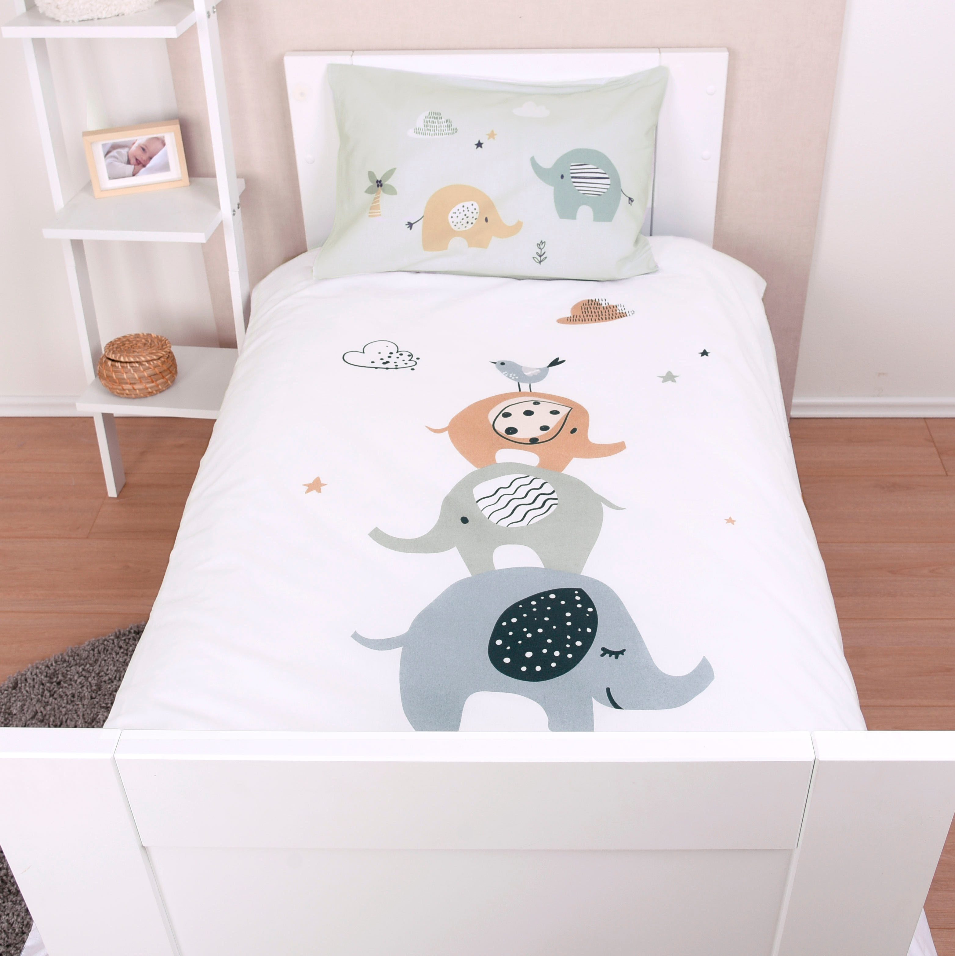 Baby Best Babybettwäsche Elefanten | Mehrfarbig 2
