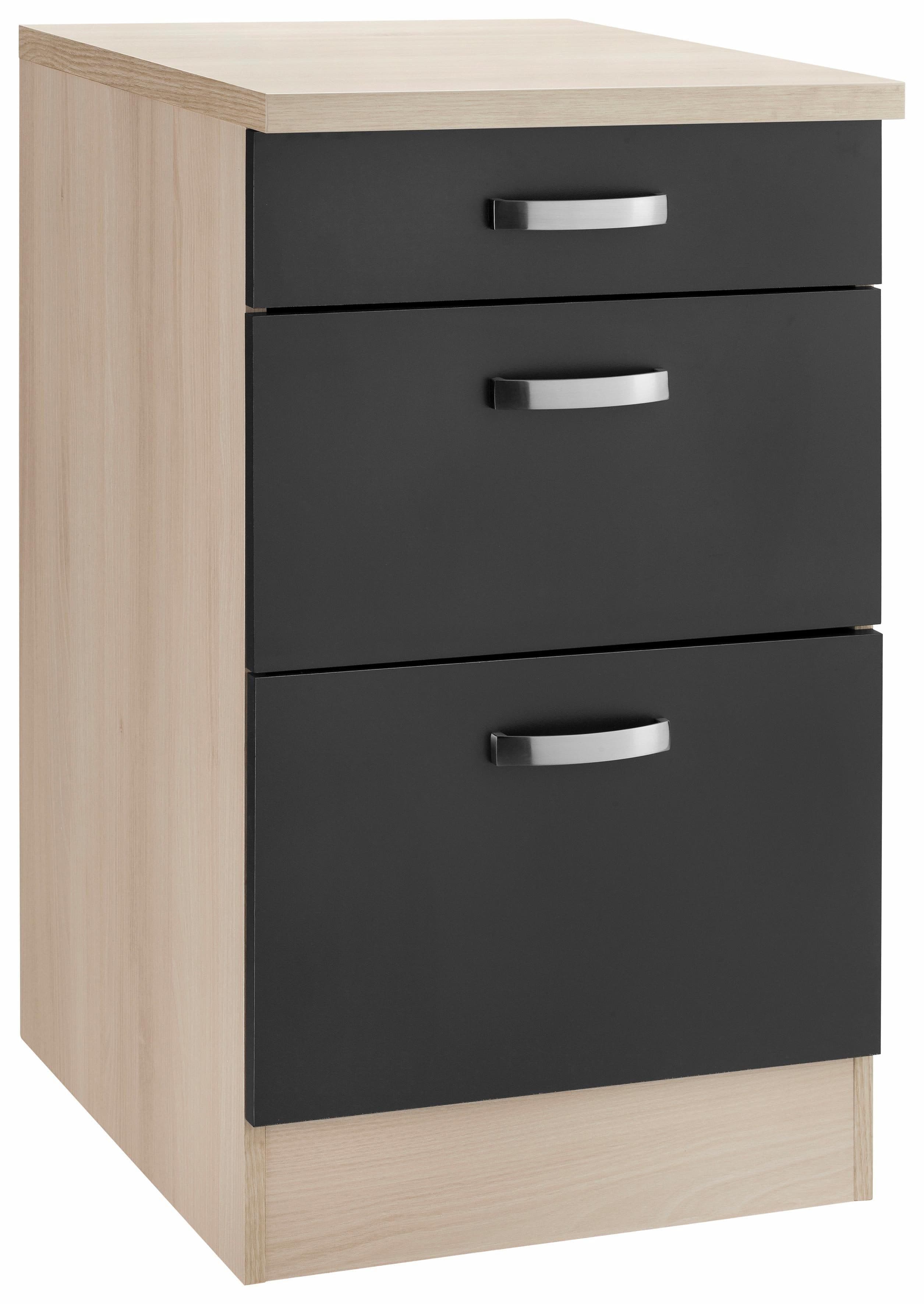 OPTIFIT Unterschrank Faro | Schwarz