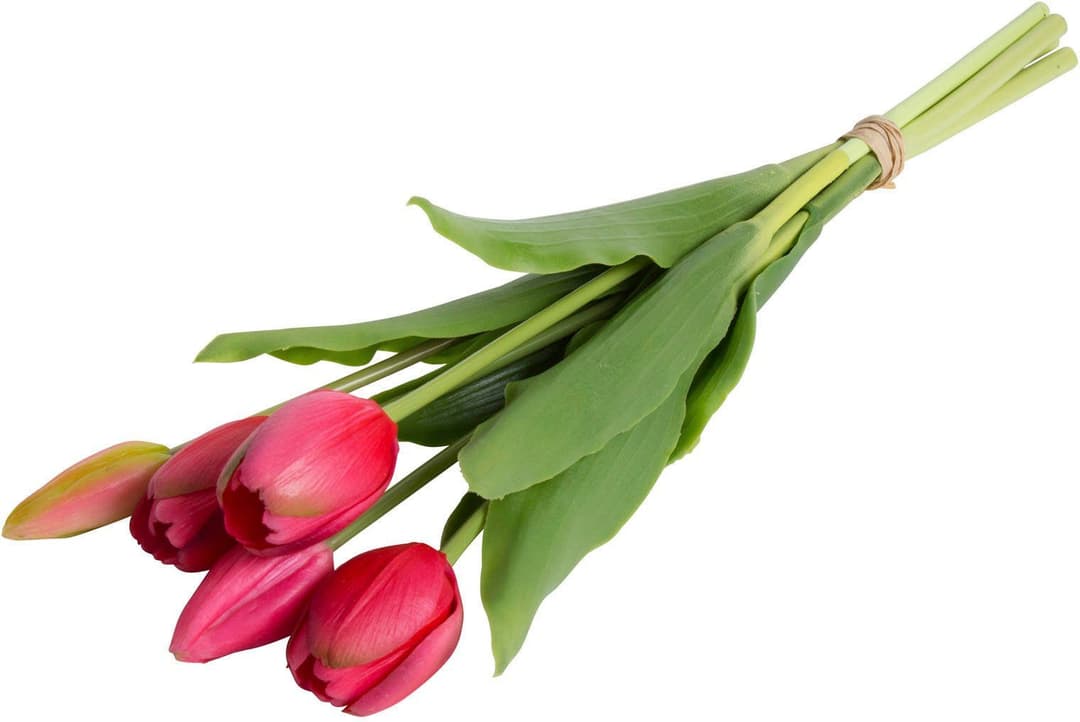 Kunstblume Tulpenbündel Holland real Touch | Rosa