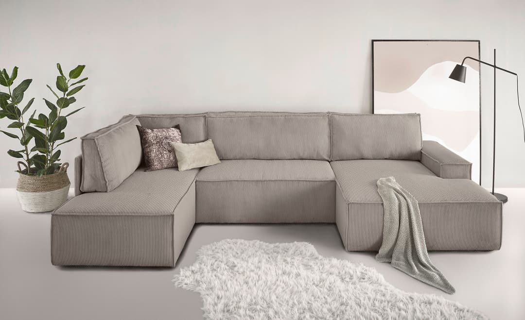 Home affaire Wohnlandschaft SHERWOOD | Grau