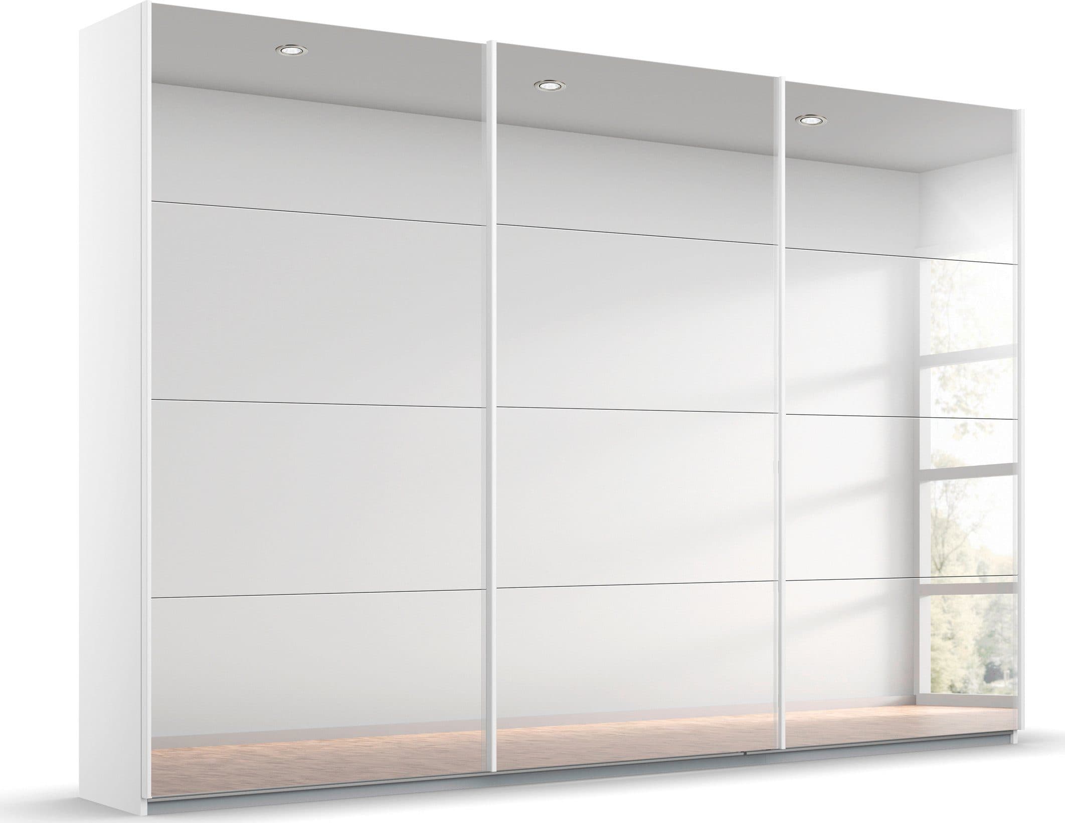 rauch Schwebetürenschrank Kleiderschrank ORACLE | Weiß