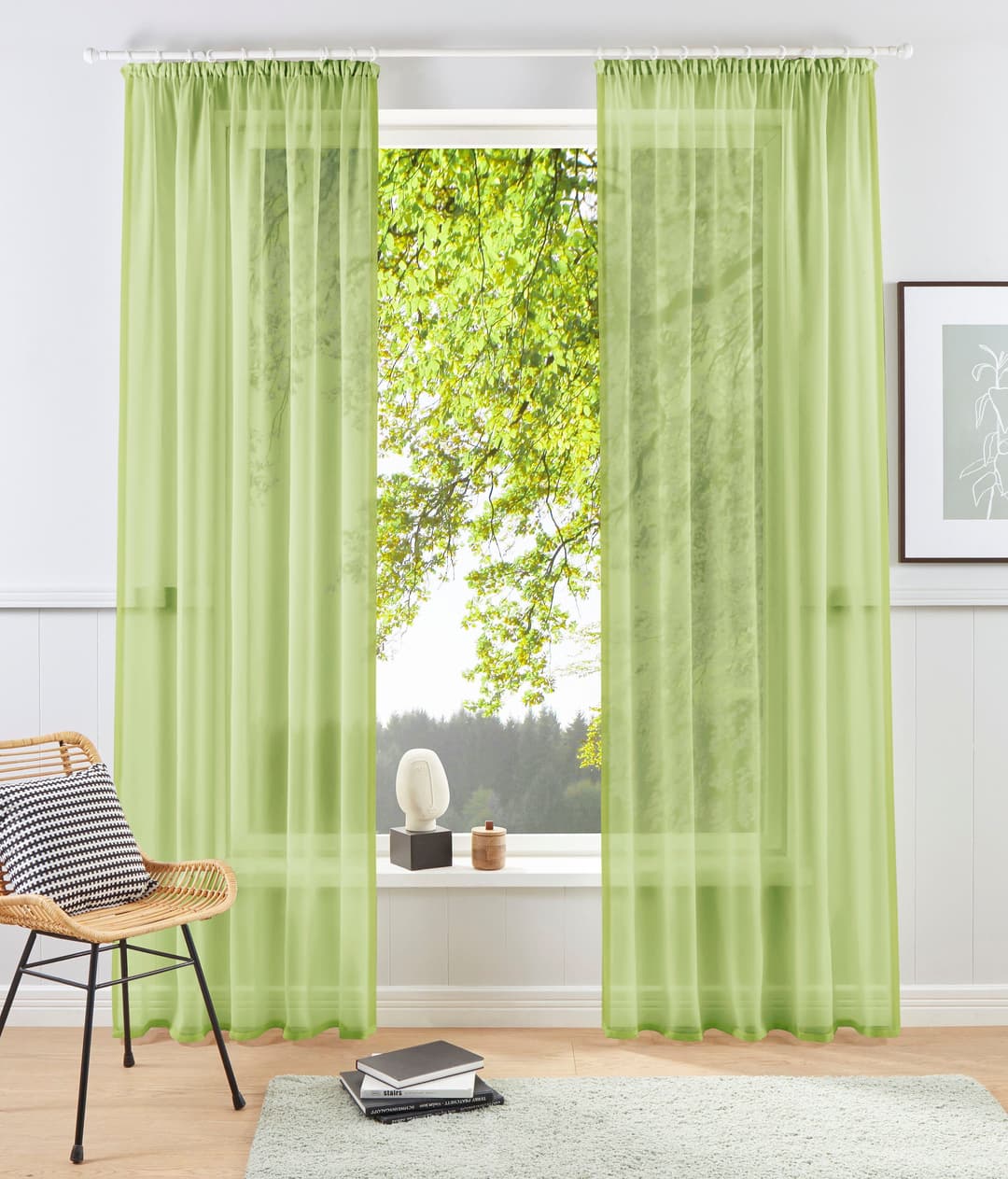 OTTO home Gardine XANA | Grün
