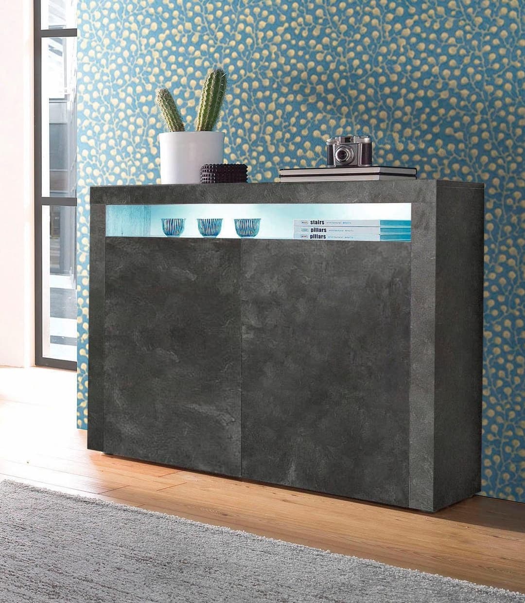 borchardt Möbel Highboard Santa Fe | Grau