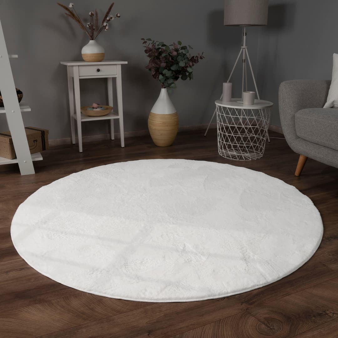 Paco Home Fellteppich Kunstfell Soft 380 | Weiß