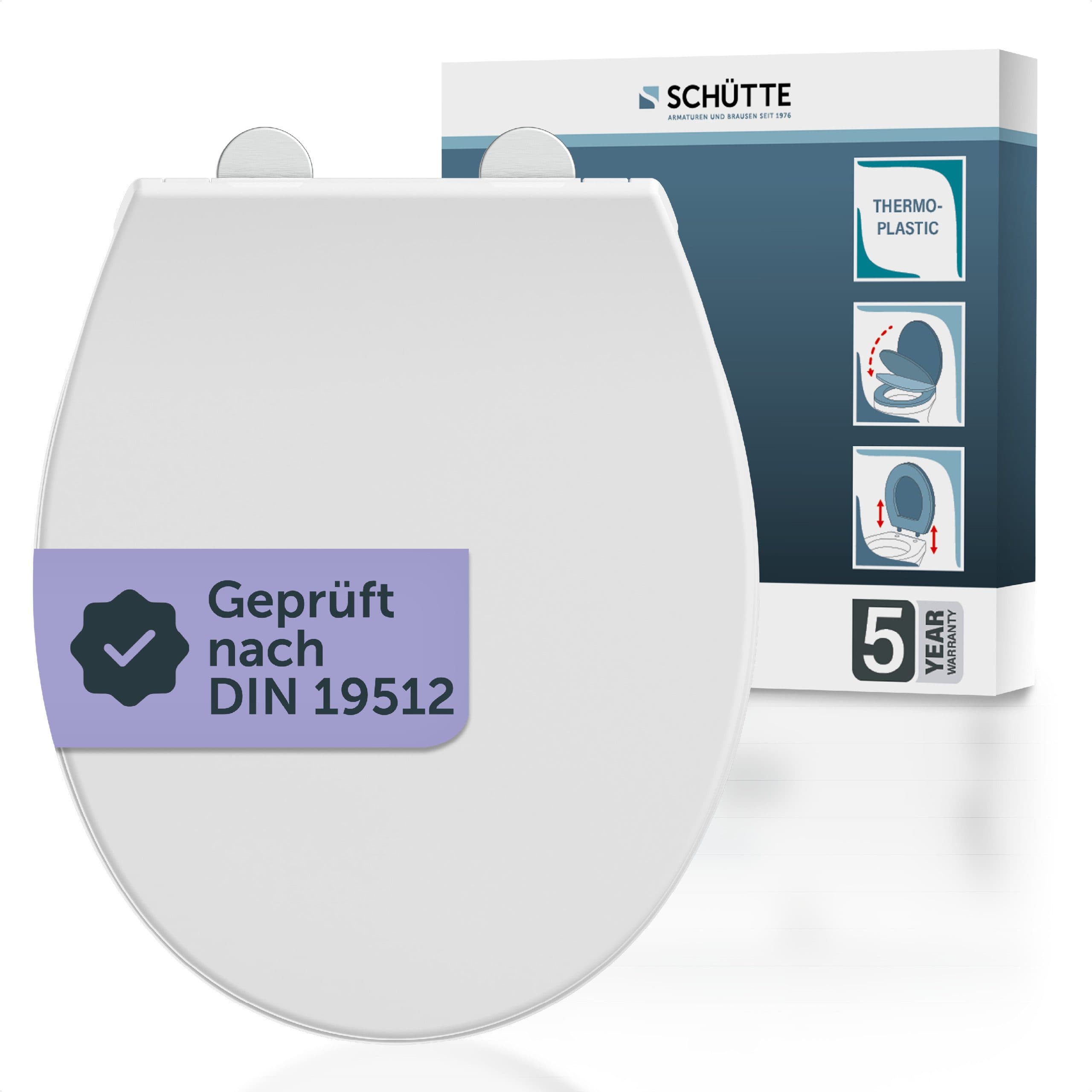 Schütte WC-Sitz WHITE PREMIUM | Weiß