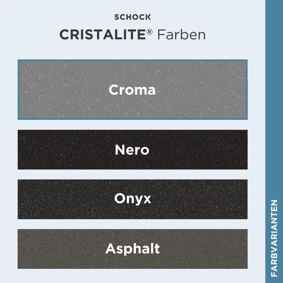 Schock Granitspüle Typos D-100 S | Grau