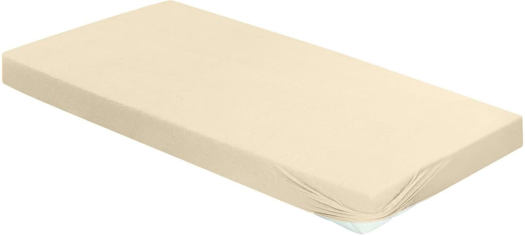 BIERBAUM Spannbettlaken Jersey | Beige