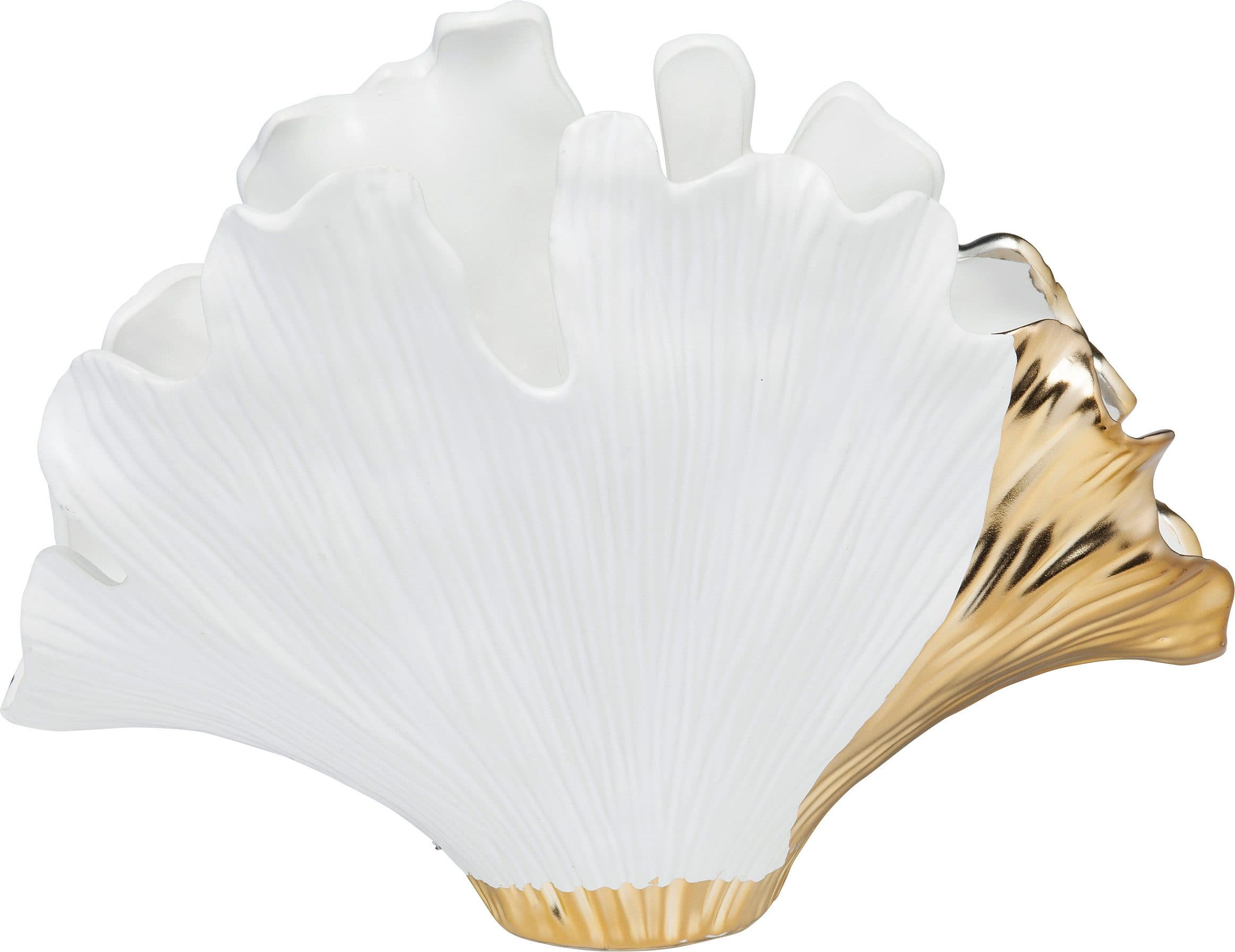 Kare Design Tischvase Ginkgo Elegance | Gold