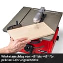 Einhell Tischkreissäge TC-TS 8 | Rot 4