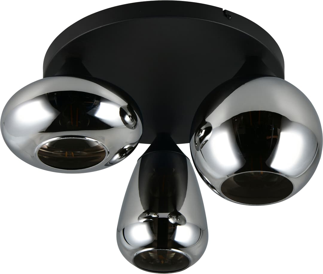 TRIO Leuchten Deckenleuchte Lumina | Schwarz