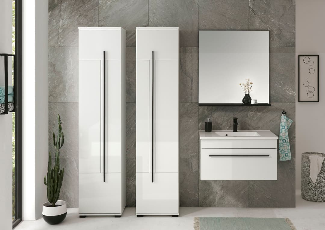 Home affaire Hochschrank Cantara | Weiß