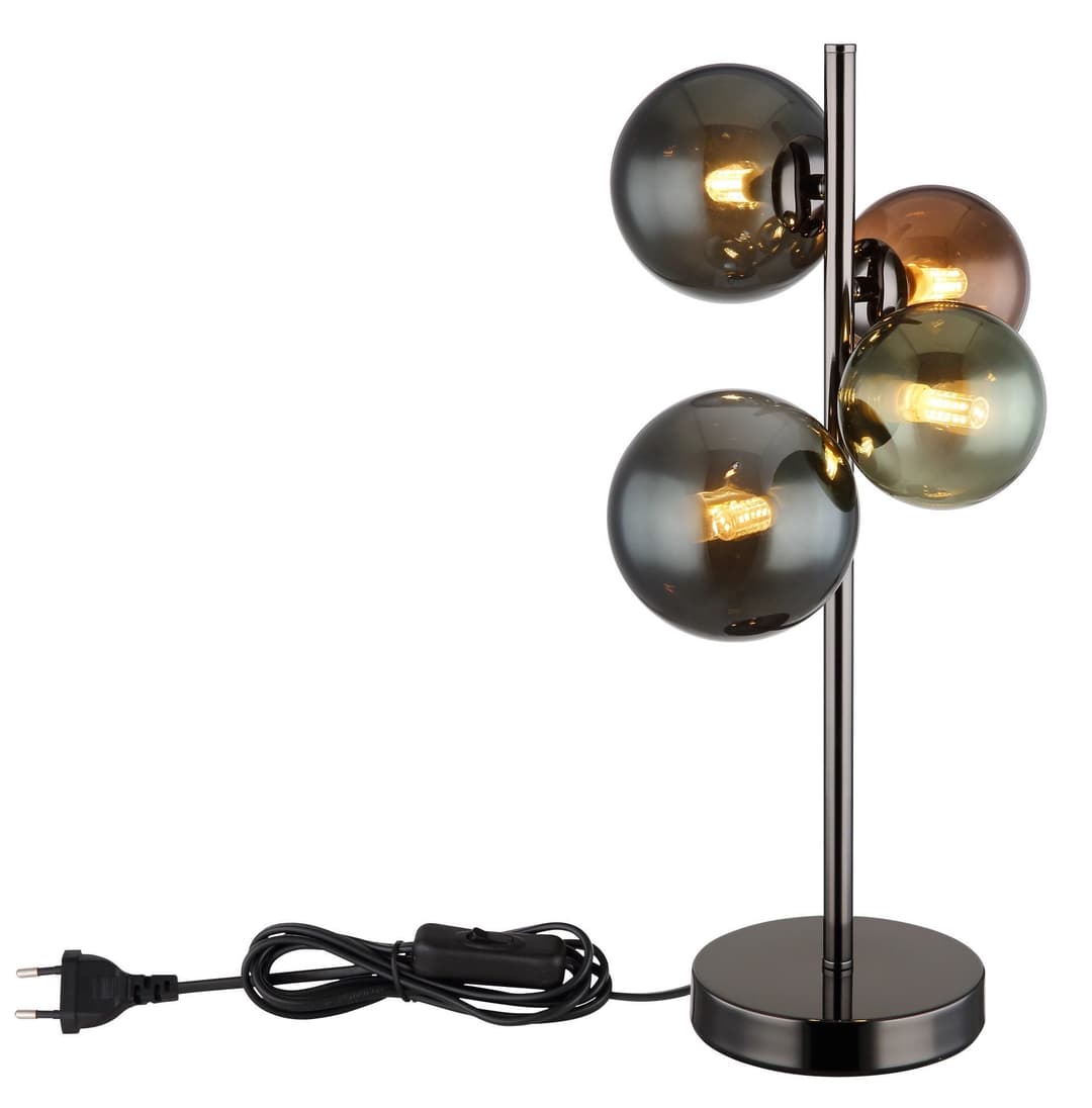 GLOBO LIGHTING LED Tischleuchte RIHA | Grau