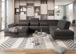 sit&more Wohnlandschaft Cabrio U-Form | Braun
