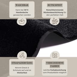 OTTO home Fußmatte Clean & Walk | Schwarz