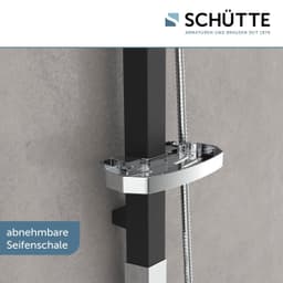 Schütte Brausegarnitur MADAGASKAR | Schwarz