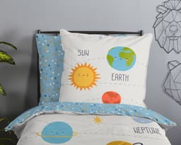 good morning Kinderbettwäsche Astraa | Blau