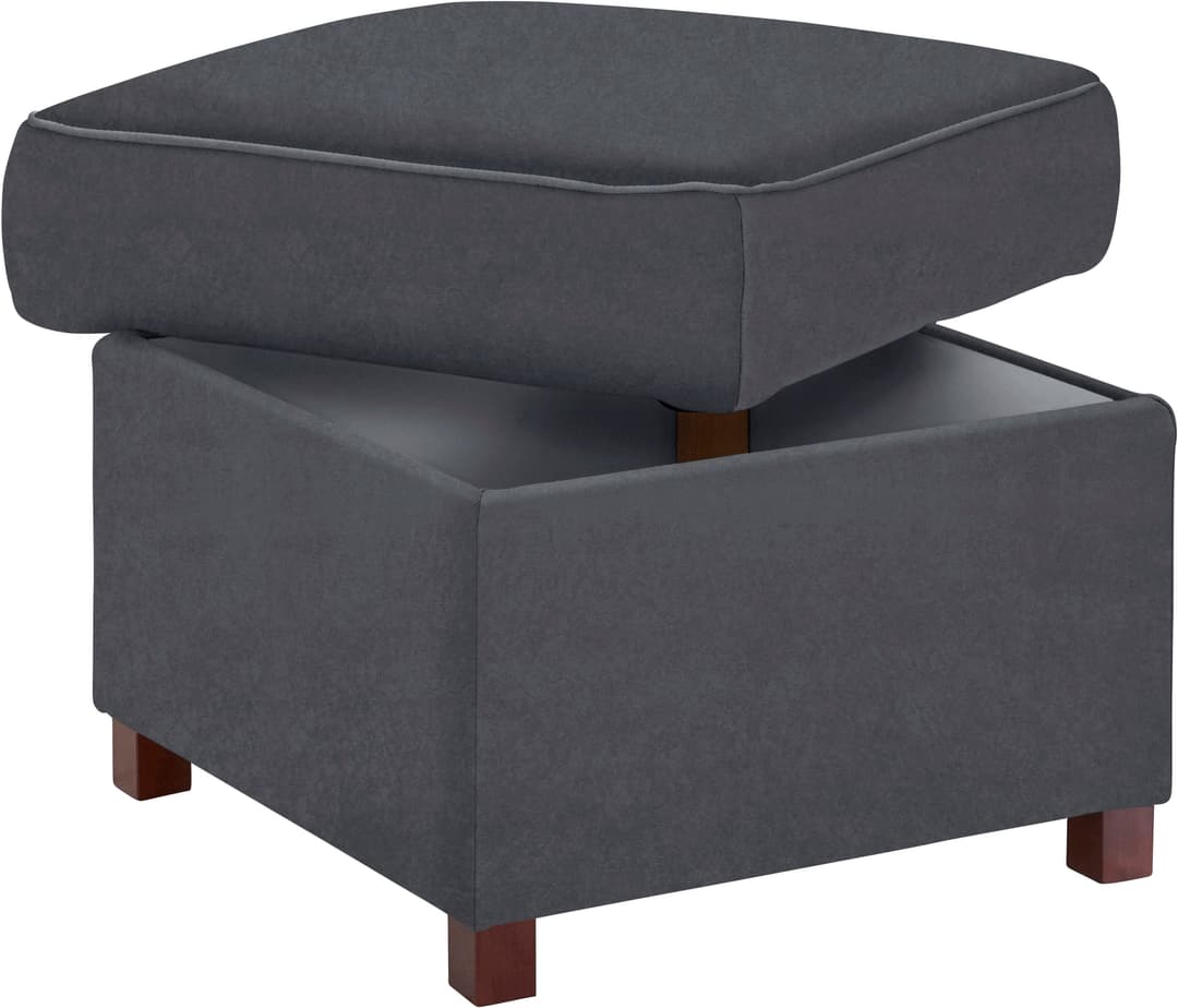 sit&more Polsterhocker Montego | Grau