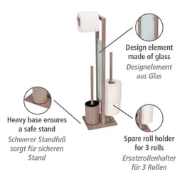 WENKO WC-Garnitur Rivalta | Braun