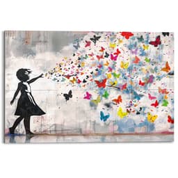 Reinders! Deco-Panel Streetart-Schmetterlinge | Mehrfarbig