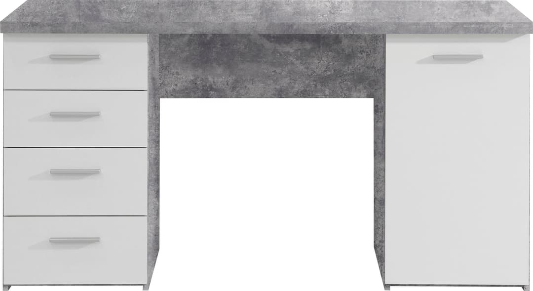 FORTE Schreibtisch Netta | Grau