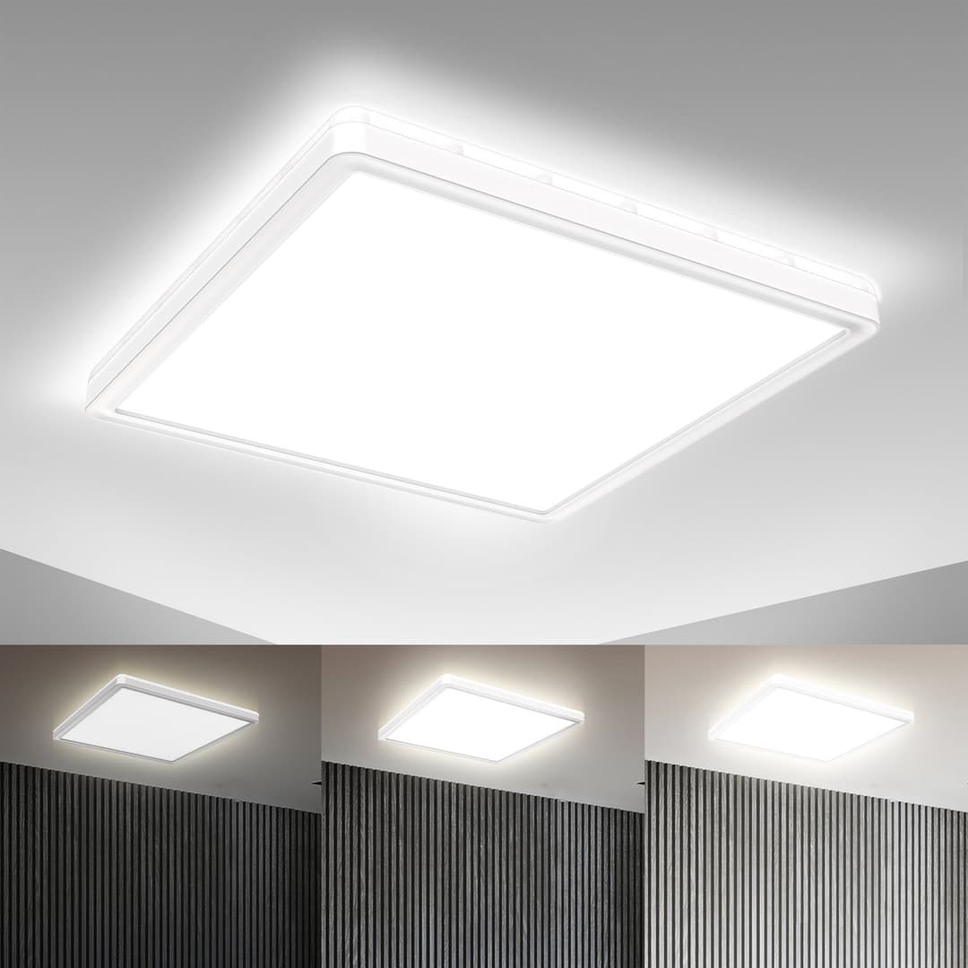 B.K.Licht LED Deckenleuchte BK_DP1311 | Weiß