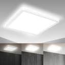 B.K.Licht LED Deckenleuchte BK_DP1311 | Weiß