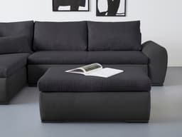 Home affaire Polsterhocker Win | Schwarz