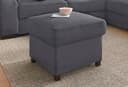 sit&more Polsterhocker Montego | Grau
