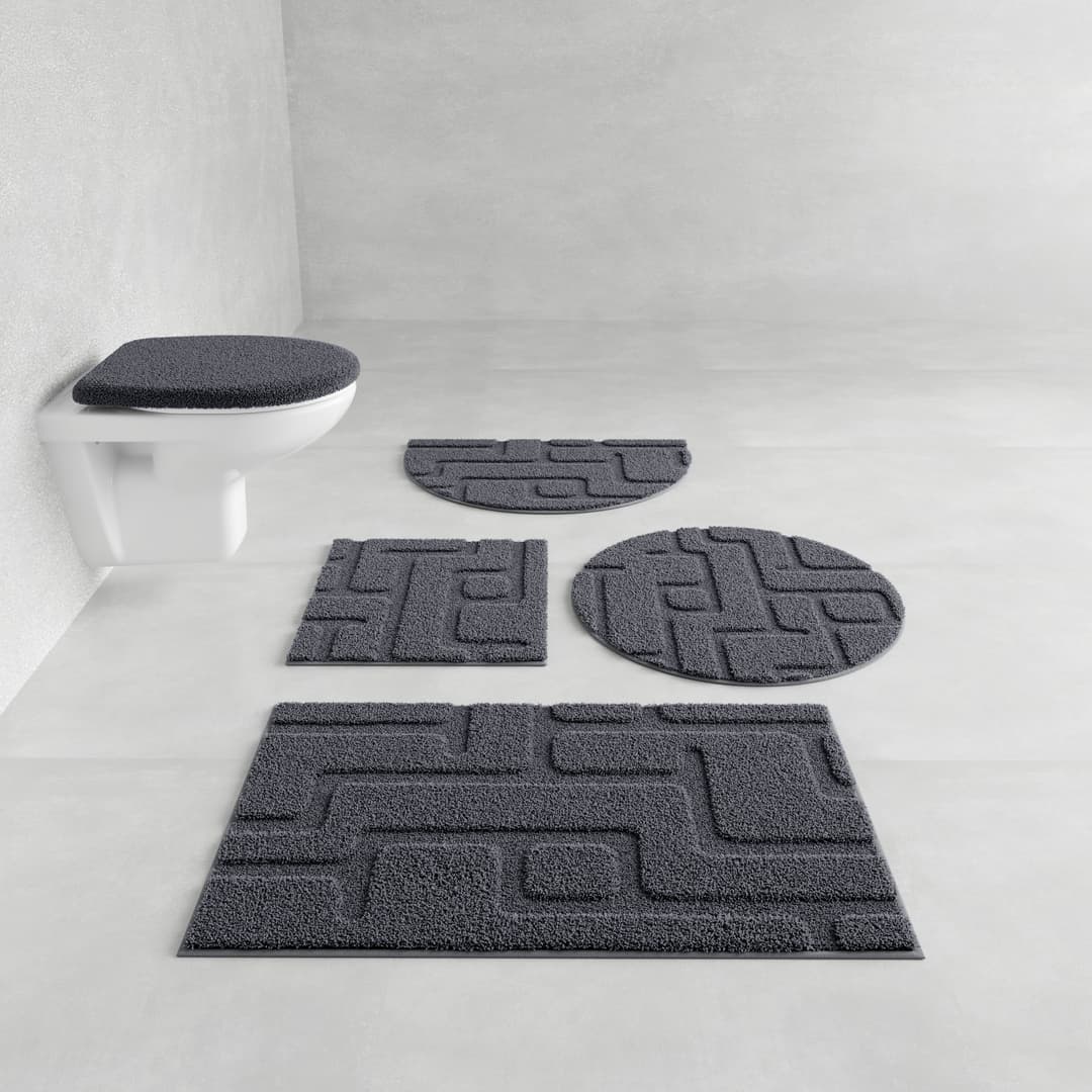Grund Badematte Riana | Grau