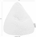 Sitting Point Sitzsack FLUFFY HEARTS XL | Rosa 3