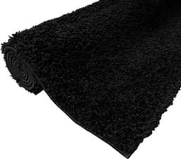 Bruno Banani Läufer Shaggy Soft | Schwarz