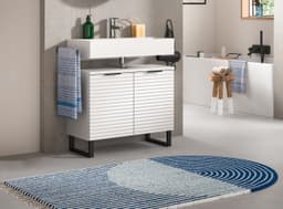 welltime Litica Waschbeckenunterschrank | Weiß