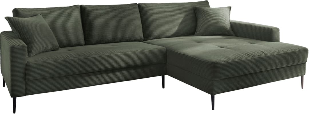 Trends by HG Ecksofa Summer L-Form | Grün